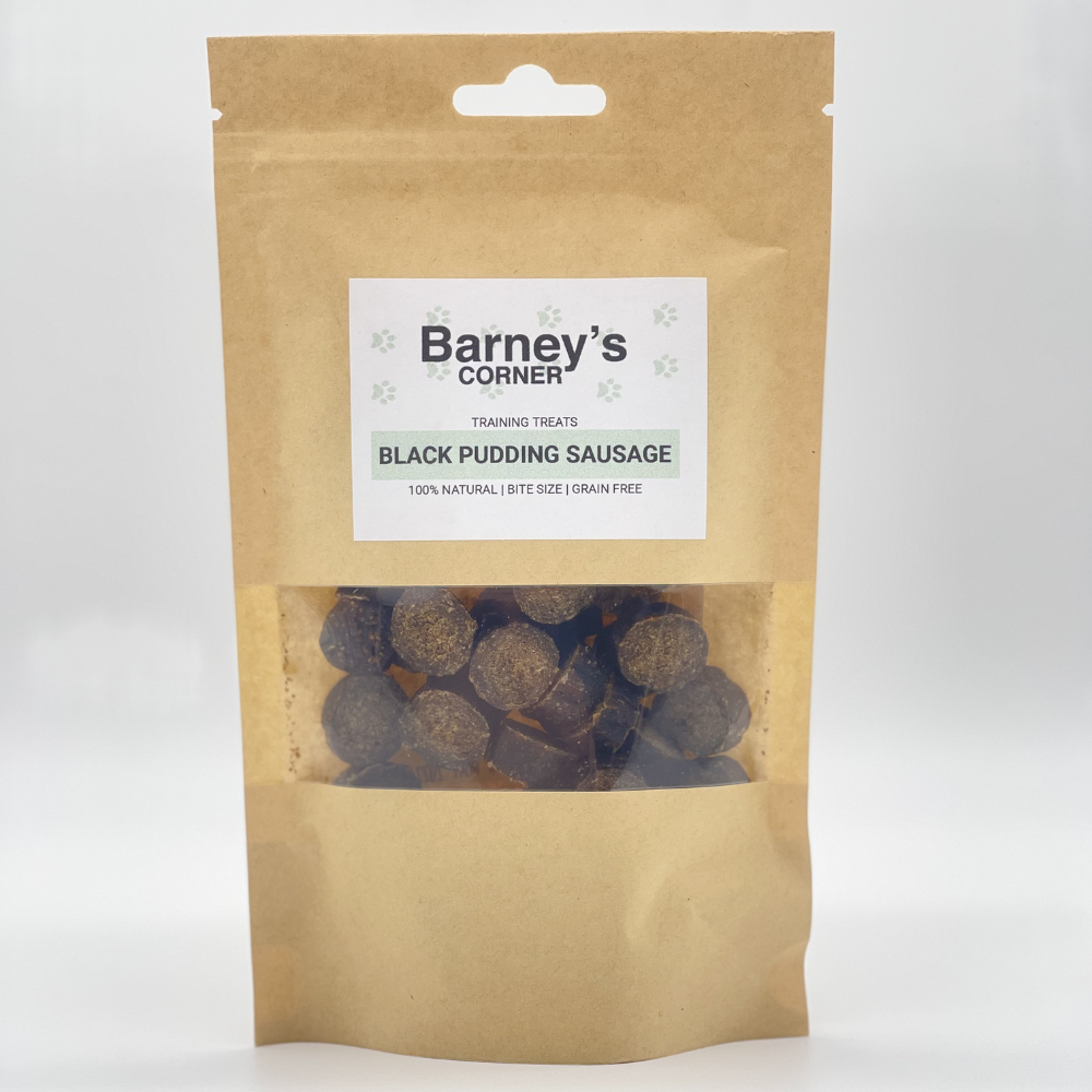 Barney's Training Treats: Black Pudding Sausage (100g)