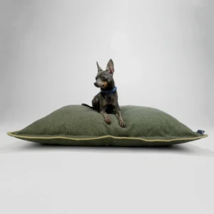 Hillfoot & Paws Eco Scuff Resistant Handmade Country Canine Dog Bed: Green