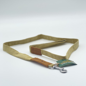 Hillfoot & Paws Handcrafted Eco Dog Lead: Mustard