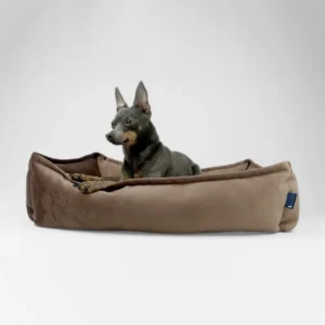 Hillfoot & Paws Scuff Tough Handmade Nest Dog Bed: Mocha