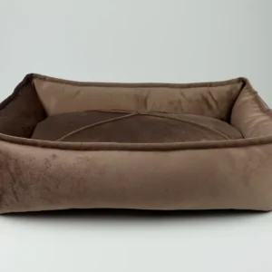 Hillfoot & Paws Scuff Tough Handmade Nest Dog Bed: Mocha - Medium