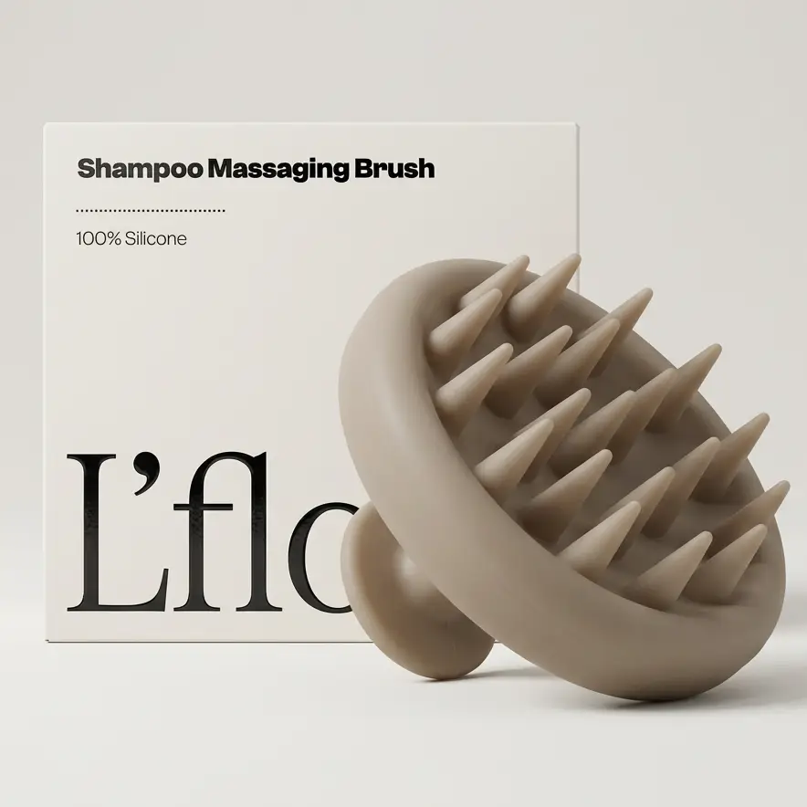L’floof Shampoo Massaging Brush for Dogs