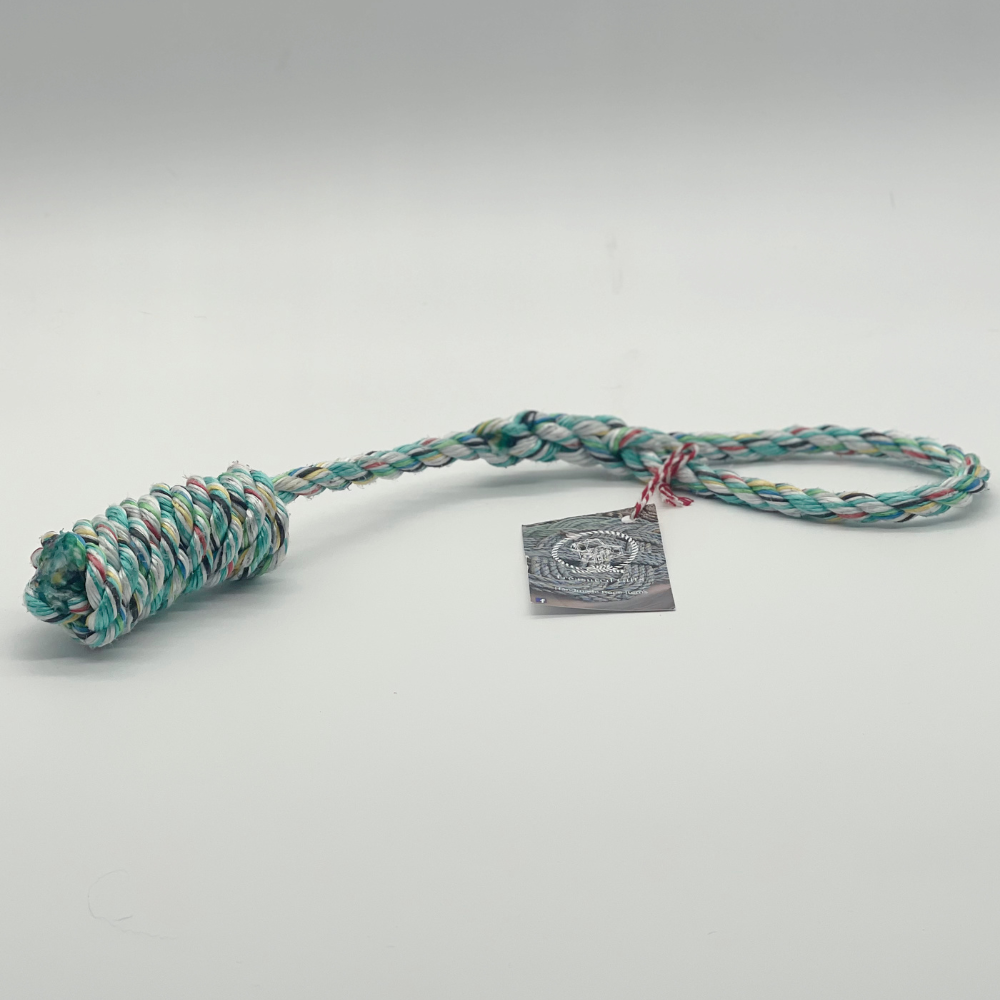 Reclaimed Fishing Rope Tuggy – Large (Mutlicolour) - Image 2