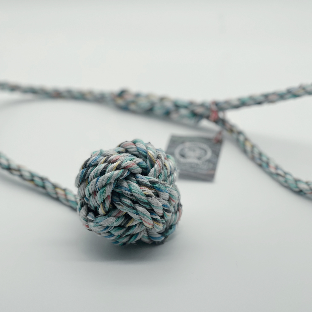 Reclaimed Rope Monkey Fist - Large (Multicolour) - Image 2